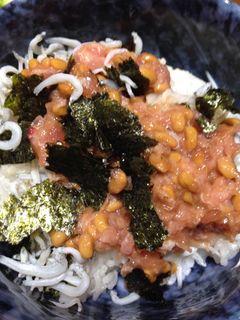 簡単さっぱり、マグロすき身丼-レシピのメイン写真