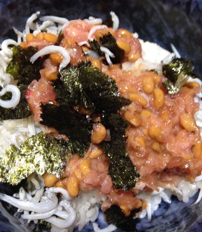 簡単さっぱり、マグロすき身丼-レシピのメイン写真