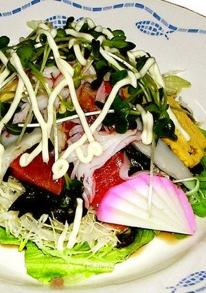 海鮮サラダ　新鮮魚介のっけ盛り-レシピのメイン写真