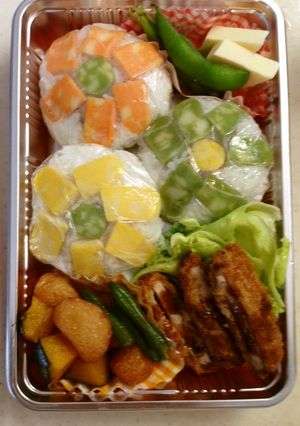 シーセージのお花おにぎり弁当-レシピのメイン写真