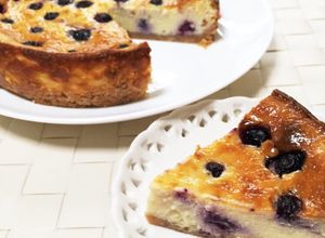 ブルーベリーチーズケーキ。冷凍保存も。-レシピのメイン写真