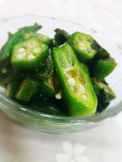 オクラわかめ*とろろ昆布酢の物-レシピのメイン写真
