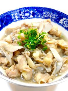 鶏の軟骨と舞茸の餡掛け御飯-レシピのメイン写真