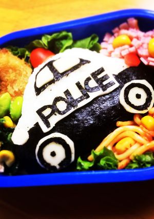 キャラ弁❁パトカー-レシピのメイン写真