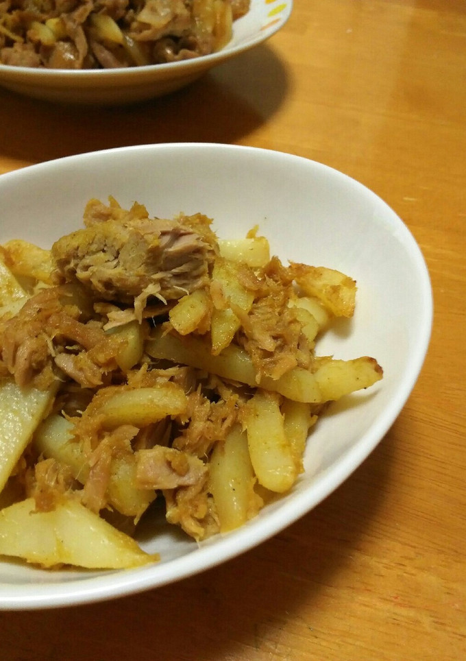 ツナとじゃがいものカレー炒め-レシピのメイン写真