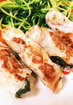 簡単！大葉とチーズの豚肉巻き-レシピのメイン写真