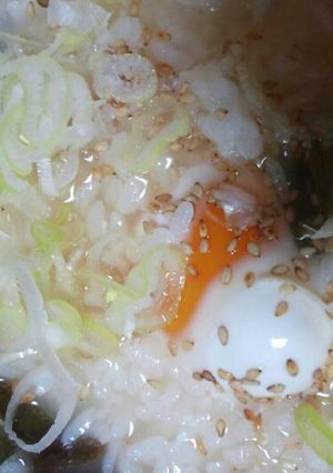 簡単！レンジ雑炊♪風邪のあなたへ-レシピのメイン写真