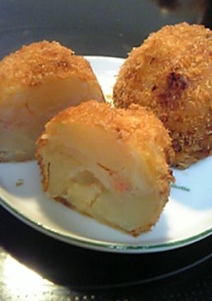 素朴な味の鮭コロッケ-レシピのメイン写真