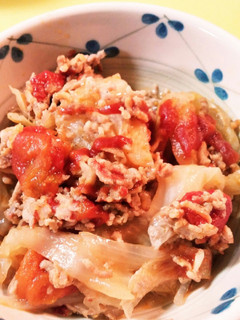 超簡単!キャベツとひき肉の重ね蒸し♪-レシピのメイン写真