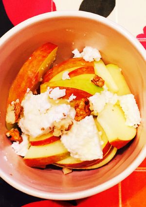 リンゴとリコッタチーズの朝ごはん-レシピのメイン写真