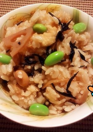 セブンのひじき煮で♡炊き込みご飯-レシピのメイン写真