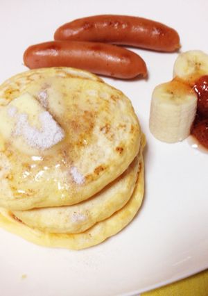 幸せ♡香り豊かなパンケーキ-レシピのメイン写真