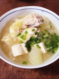 冬瓜と鶏のみそ汁♪-レシピのメイン写真