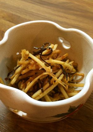 ごぼうの塩昆布マヨきんぴら♪-レシピのメイン写真