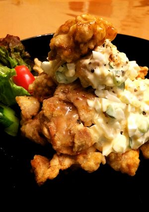 チキン南蛮✩なんちゃってタルタル添え♪-レシピのメイン写真