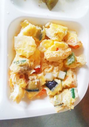 簡単！離乳食後期～レンジでオムレツ★-レシピのメイン写真