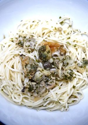 素麺リメイク！あさりの3分パスタ風-レシピのメイン写真