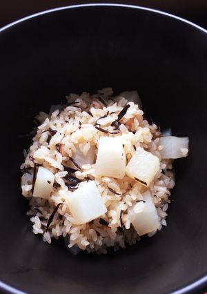 簡単ヘルシー大根ひじきご飯-レシピのメイン写真