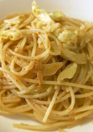 簡単パスタ☆アンチョビ風味ペペロンチーノ-レシピのメイン写真