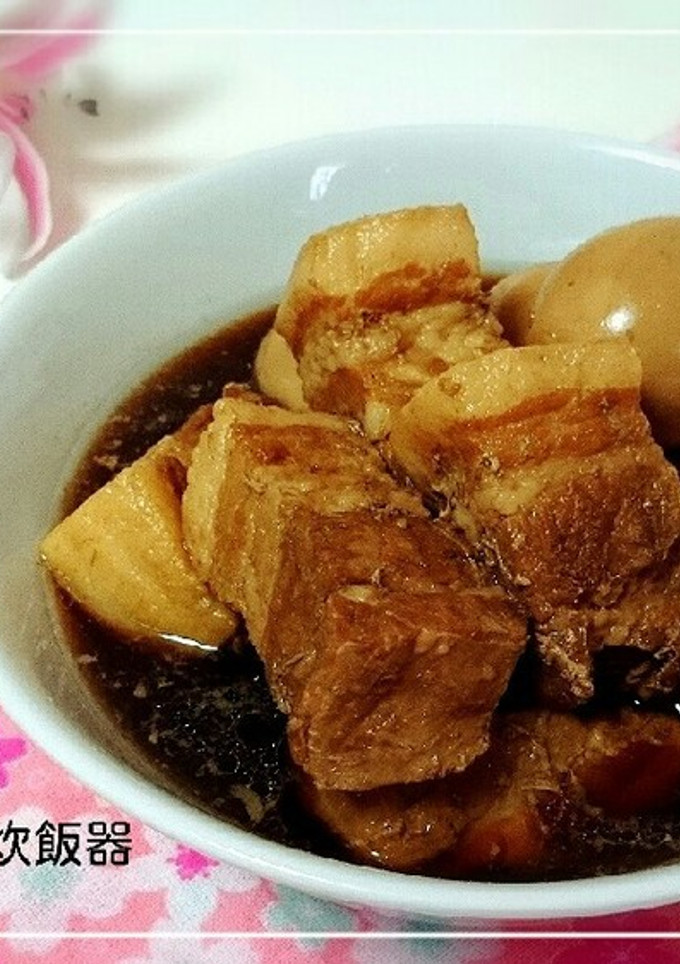 豚角煮炊飯器-レシピのメイン写真