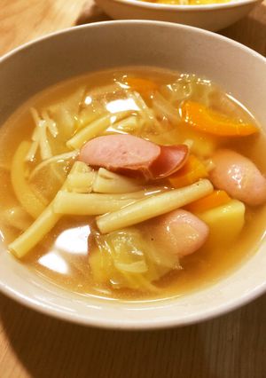 ポトフ マカロニ入り 簡単♩朝ごはん-レシピのメイン写真