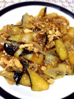 ナスと鶏ひきの醤油あんかけ-レシピのメイン写真