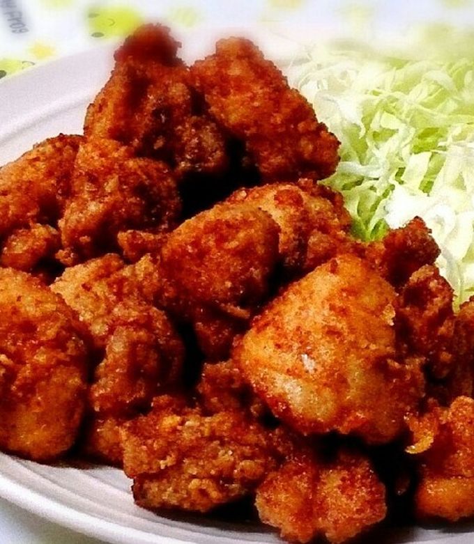 お酒好きの為のピリ辛ジューシー唐揚げ-レシピのメイン写真