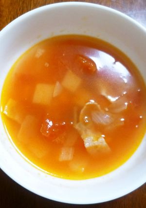 おいしい！ほっこりミネストローネ！-レシピのメイン写真