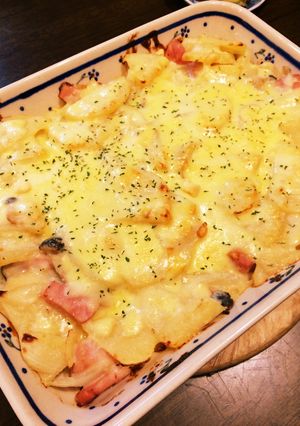 豆乳と米粉で！簡単ポテトグラタン-レシピのメイン写真