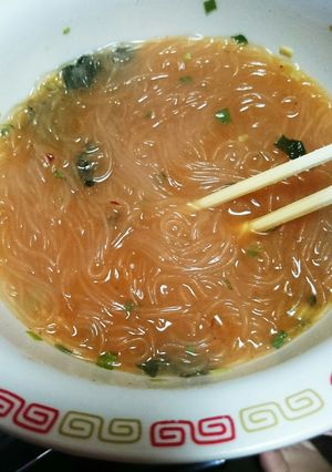 ダイエットにも★超簡単キムチ春雨スープ-レシピのメイン写真