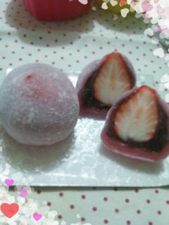レンジで簡単☆いちご大福-レシピのメイン写真