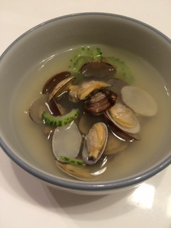 あさりとゴーヤのスープ-レシピのメイン写真