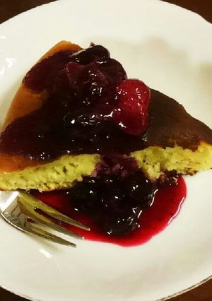 ベリーソースのバナナホットケーキ-レシピのメイン写真
