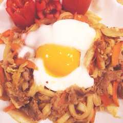 味が濃くて美味しい焼きうどん-レシピのメイン写真