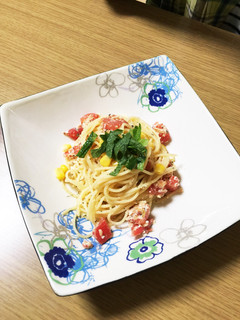 トマトとツナの冷製パスタ-レシピのメイン写真