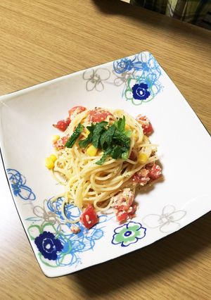 トマトとツナの冷製パスタ-レシピのメイン写真