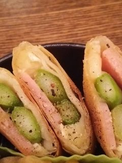 アスパラとカマンベールチーズの春巻き-レシピのメイン写真