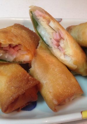 やみつき☆餅入チーズ春巻-レシピのメイン写真