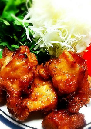 メイトーレモンティを使った鶏の唐揚げ-レシピのメイン写真