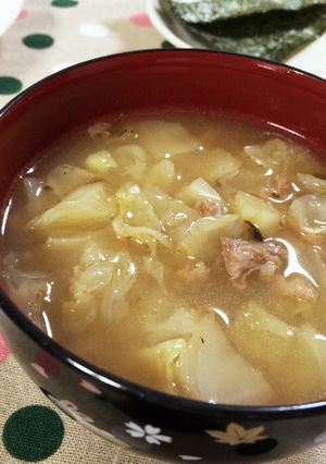 ☆キャベツ＆豚肉だけ簡単豚汁☆-レシピのメイン写真