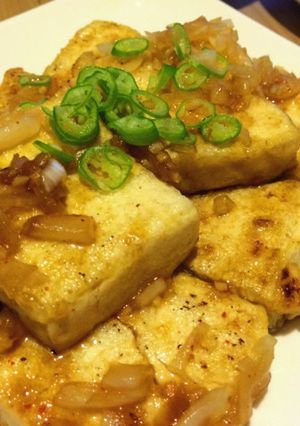 酢玉ねぎで★木綿豆腐の油淋鶏風-レシピのメイン写真