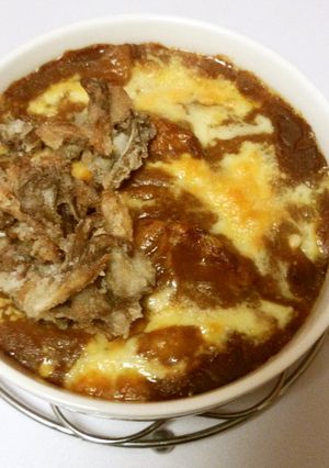 揚げマイタケの焼きカレー-レシピのメイン写真
