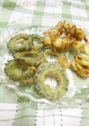 ゴーヤの天ぷら　◎丸ごと楽しもう◎-レシピのメイン写真