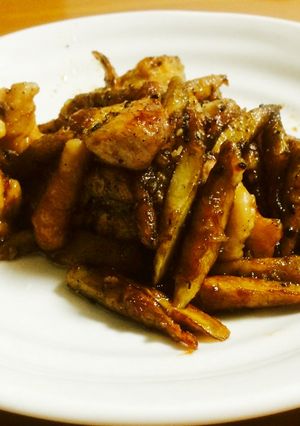 鶏ごぼうの甘辛いため-レシピのメイン写真
