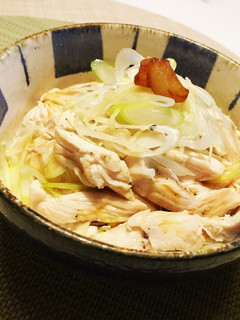 簡単鶏胸さっぱり丼-レシピのメイン写真