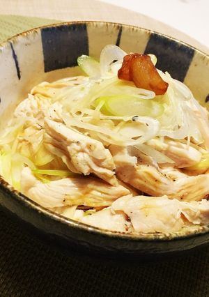 簡単鶏胸さっぱり丼-レシピのメイン写真