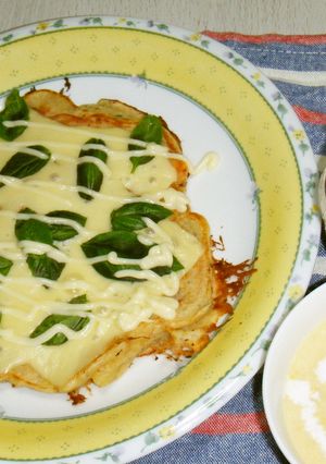 超！時短簡単！サバ缶でホットケーキーピザ-レシピのメイン写真