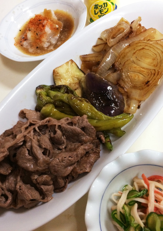晩御飯 我が家の焼肉-レシピのメイン写真