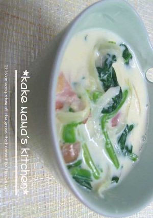 簡単♥♡ほうれん草シチュースープ-レシピのメイン写真