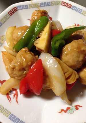 肉団子甘酢和え-レシピのメイン写真